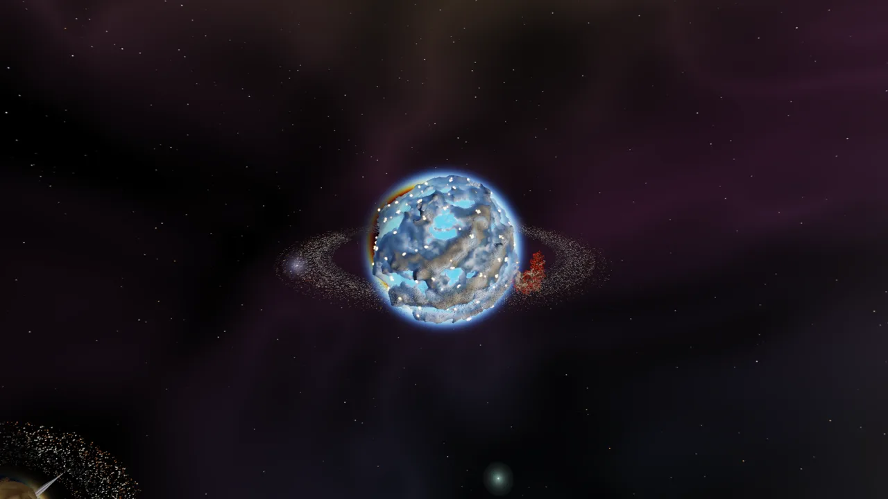 A whole world from orbit